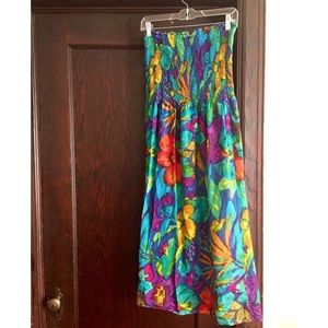 Vintage Hawaiian Pull On Dress